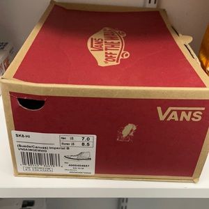 Vans high top sneakers